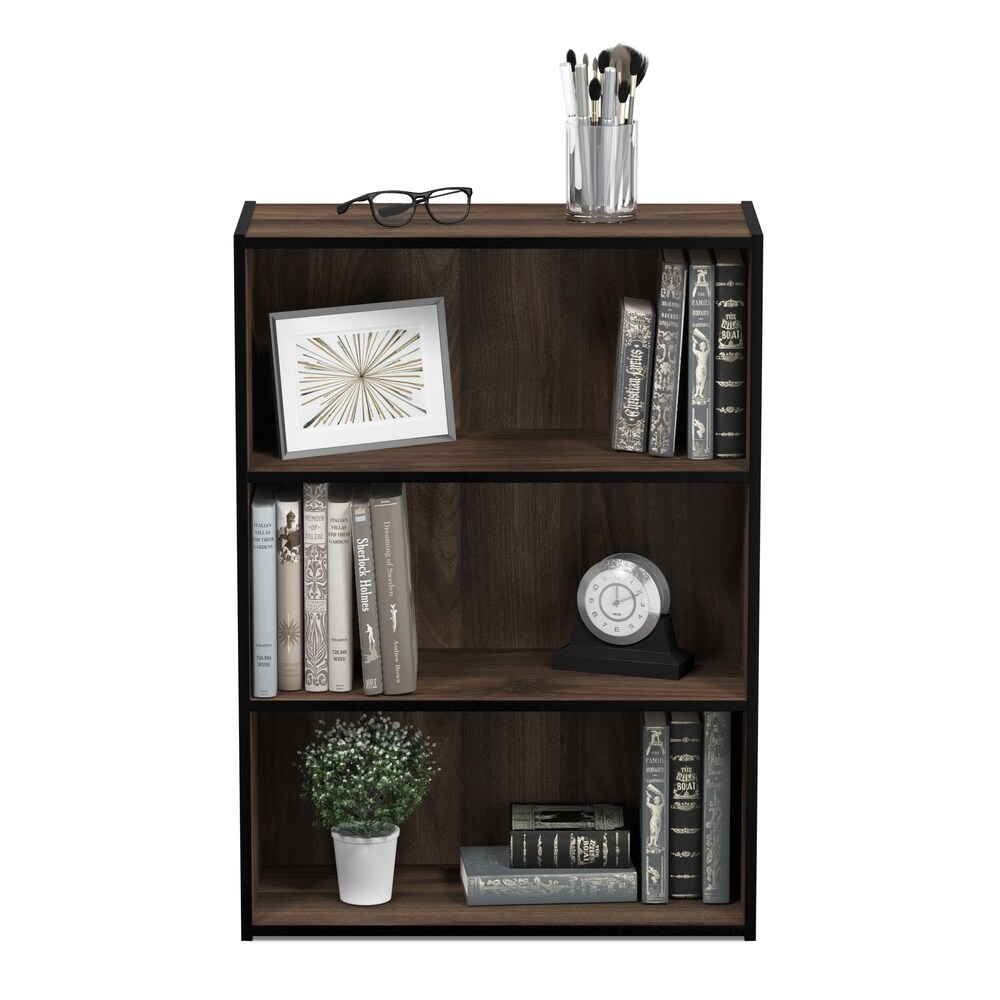 Porch   Den Avers Espresso MDF Open Shelf