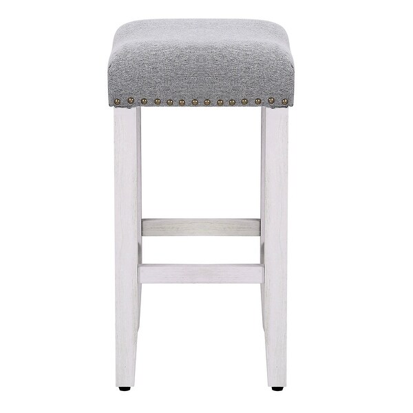 Dover 24-inch Saddle Counter Stool (Set of 2)