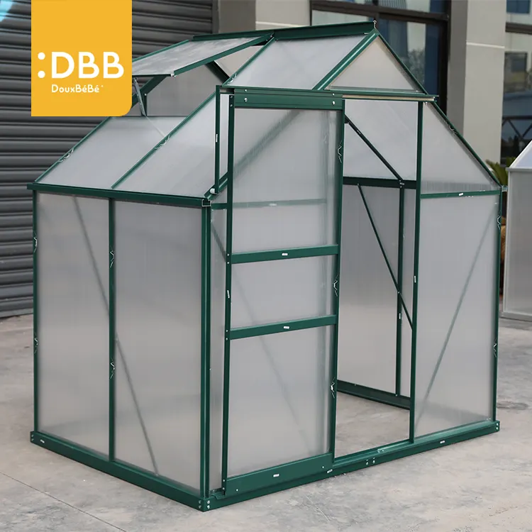 Wholesale Walk in Greenhouse Supplies Sale Aluminum Winter Backyard Greenhouse