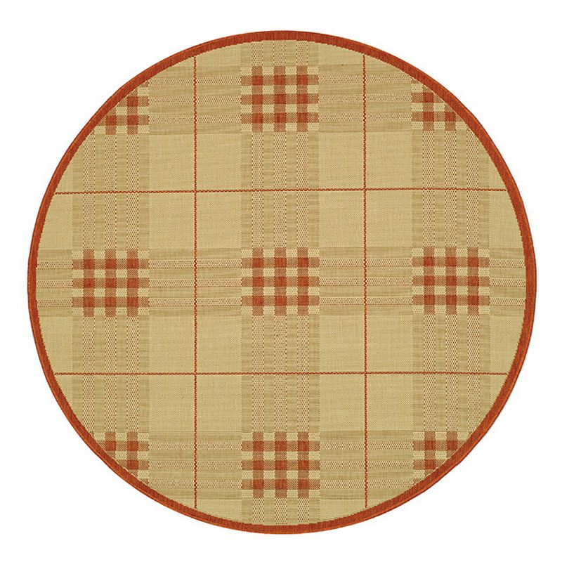 Safavieh Courtyard Plaid Indoor Outdoor Rug