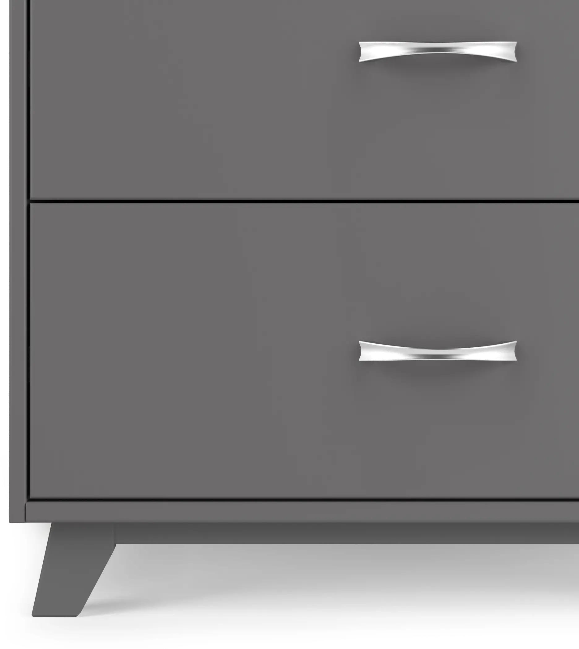 Soho Cool Gray 3 Drawer Dresser with Changing Table Top