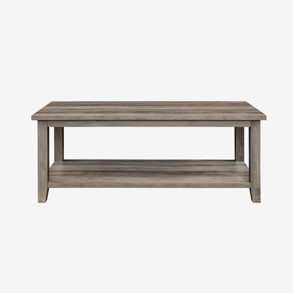 Middlebrook Modern Coffee Table with Lower Shelf