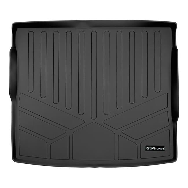 Smartliner SD0493 All Weather Custom Fit Floor Mat Cargo Liner for 2019-2022 Audi Q3and#44; Black