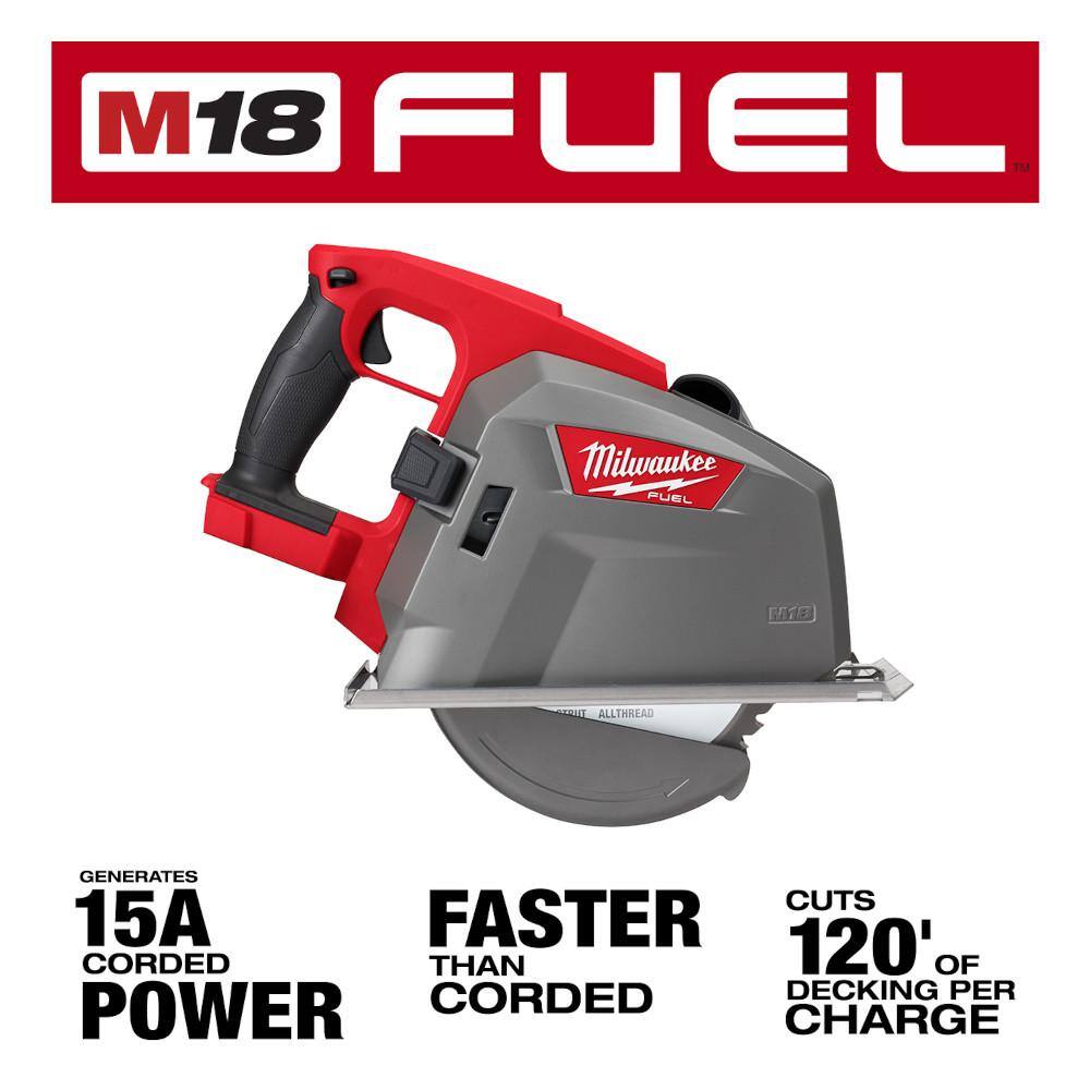 MW M18 FUEL 18V Lithium-Ion Brushless Cordless 4-12 in.6 in. Grinder with Metal Saw  12 in. Impact Wrench (3-Tool)