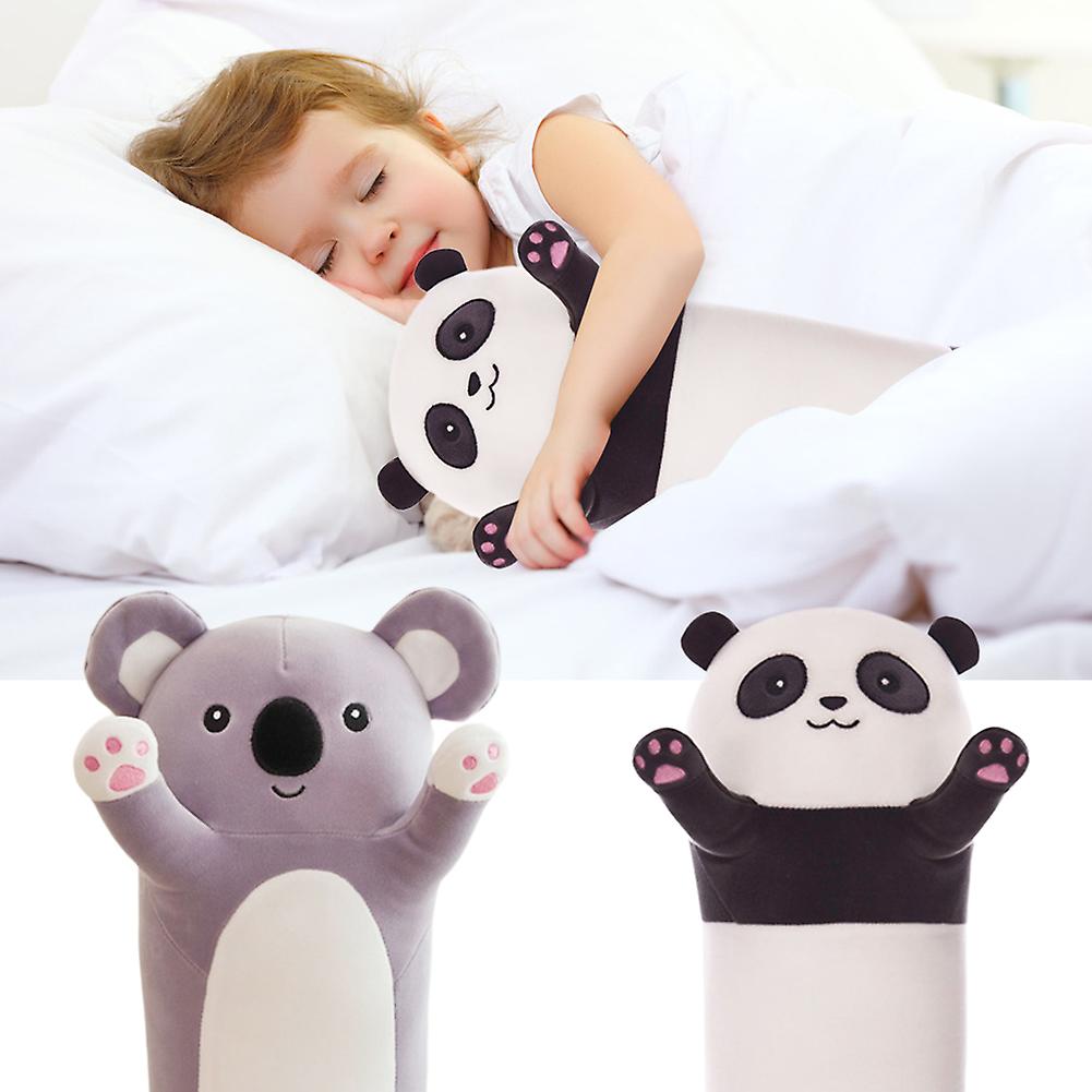 Cartoon Panda Throw Pillow Plush Cute Animal Stuffed Toy Soft Long Hugging Toy Plush Pillow For Children Boys Girls Koala 110cm