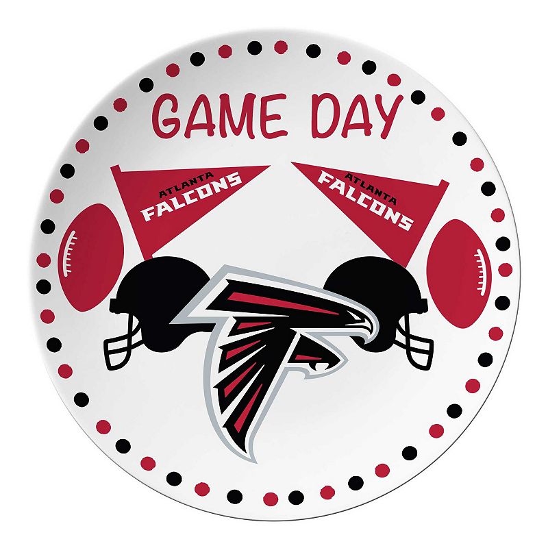 Atlanta Falcons Game Day Round Plate