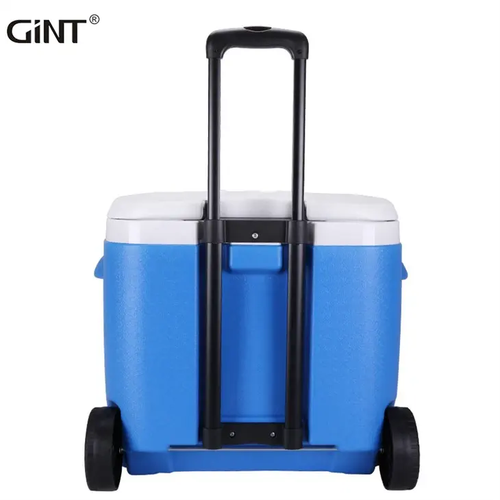 38L Camping Cooler Box Ice Retention Portable Cooler Big Capacity with Built in Bottle Opener Cup Hold