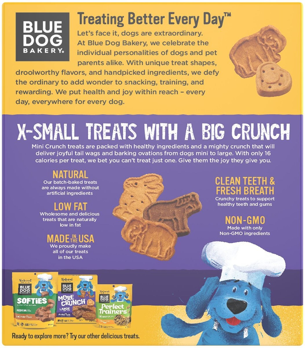 Blue Dog Bakery Mini-Crunch Assorted Flavors Dog Treats