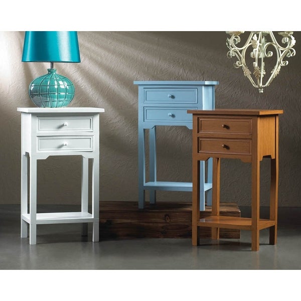 Double Drawer Side Table