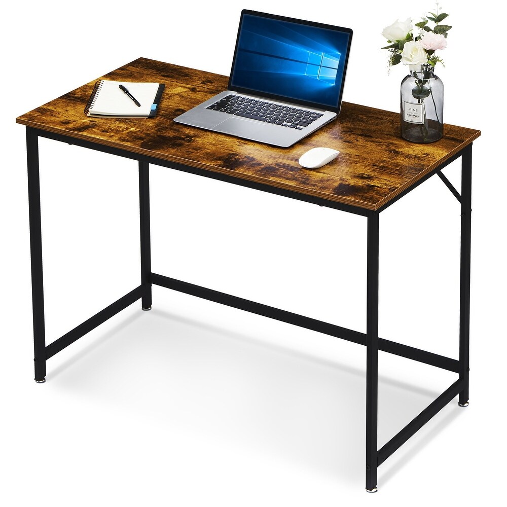 Ivinta Small Computer Desk  Modern Laptop Desk for Home Office  40inch Writing Desk for Small Space