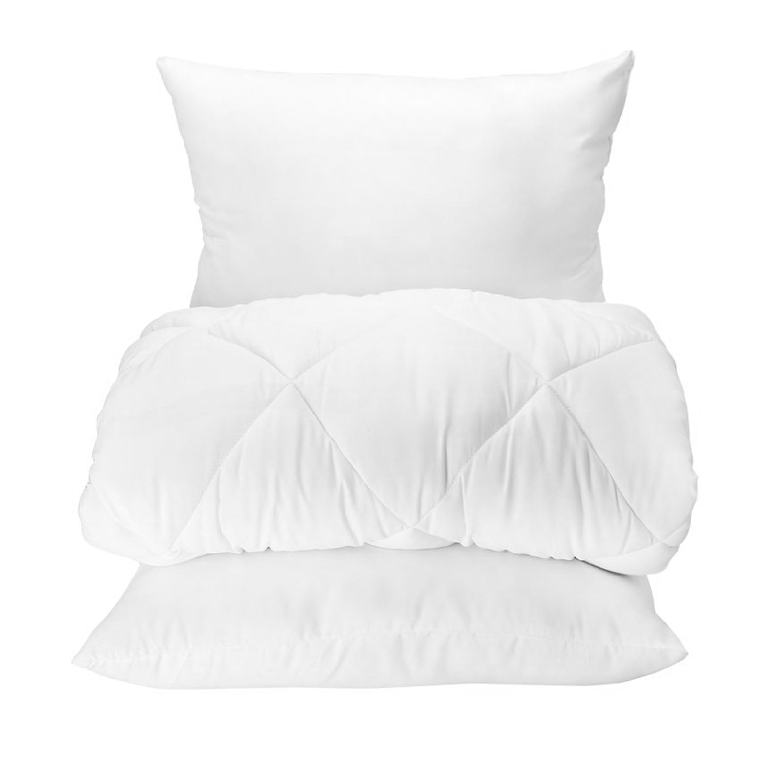 Set Of Microfiber Double Comforter And 2 Pieces Cotton  Pillow(Microfiber Cift Ks)