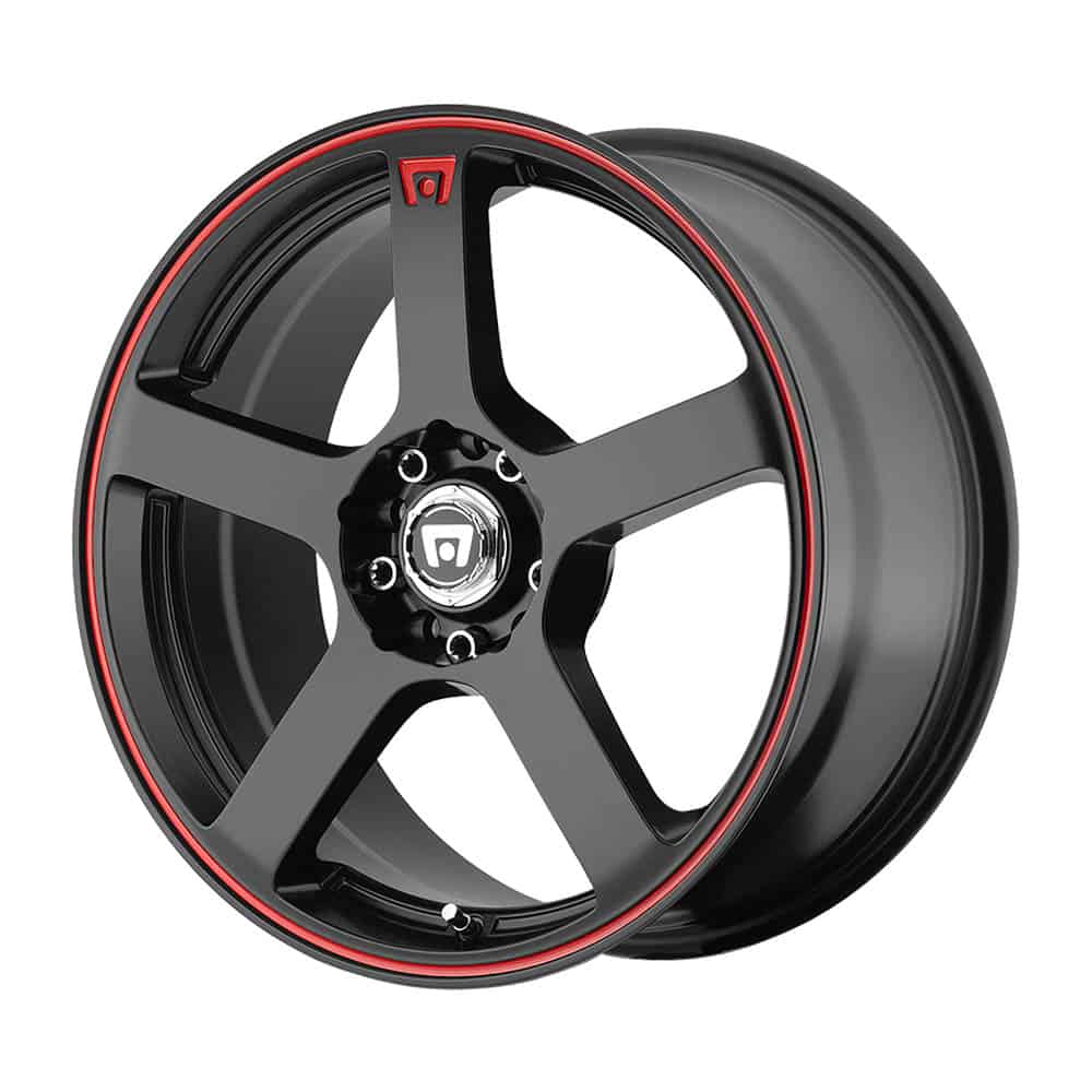 Motegi MR116 FS5 MR116 15X6.5 5X100/4.5 M-BLK RED-STR 40MM