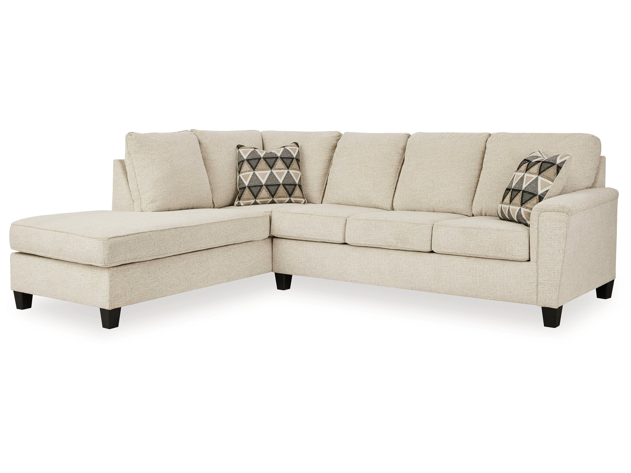 (Online Special Price) Abinger Natural 2pc Sectional with Chaise