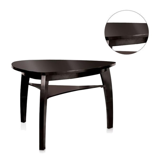 Wooden Counter Height Seating Table in Black Finish