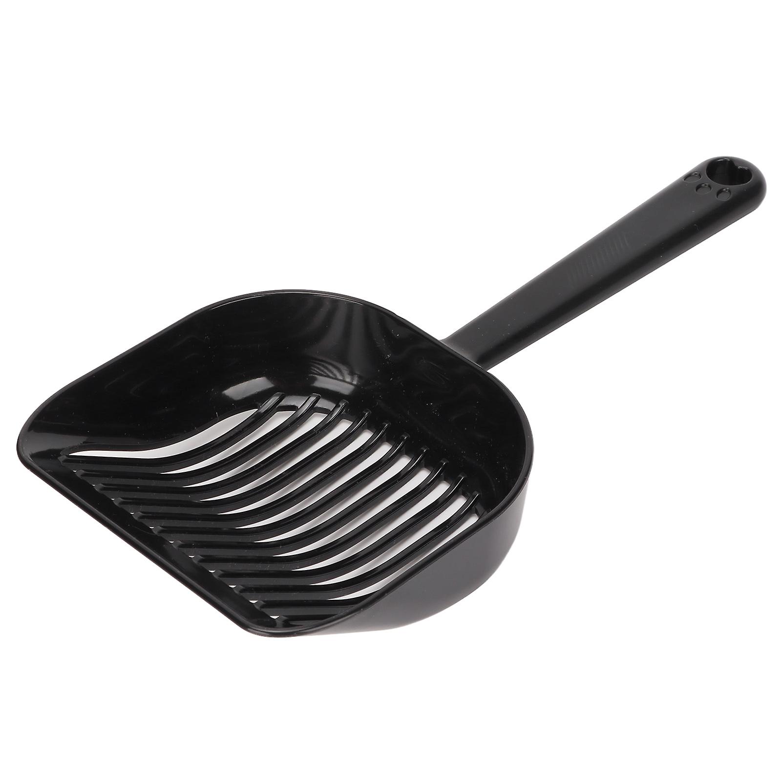 Cat Litter Scoop Abs 5mm Spacing Filtering Design Cat Poop Shovel With Ergonomic Handleblack Ordinary Style