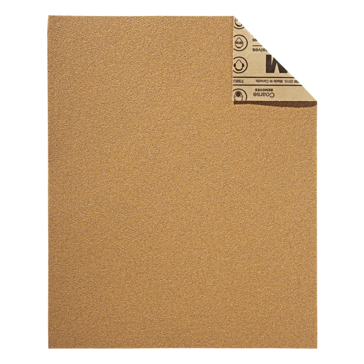 3M Sandblaster 11 in. L X 9 in. W 120 Grit Ceramic Sandpaper 4 pk