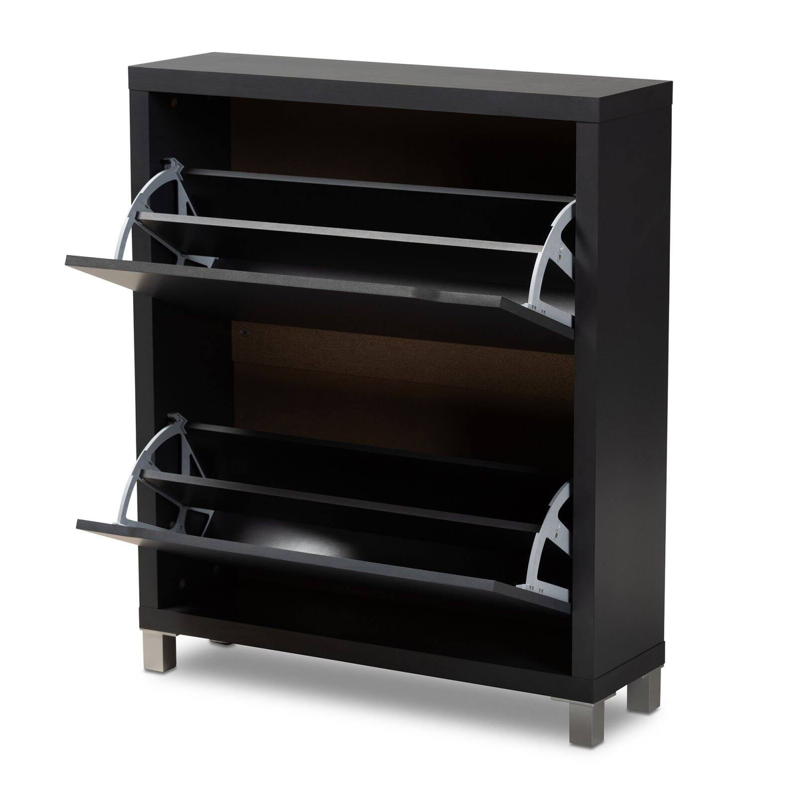 Baxton Studio Simms Modern Shoe Cabinet