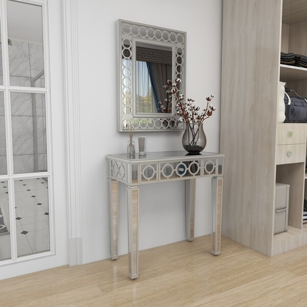 Grey MDF Glam Console Table (Set of 2) - S/2 31