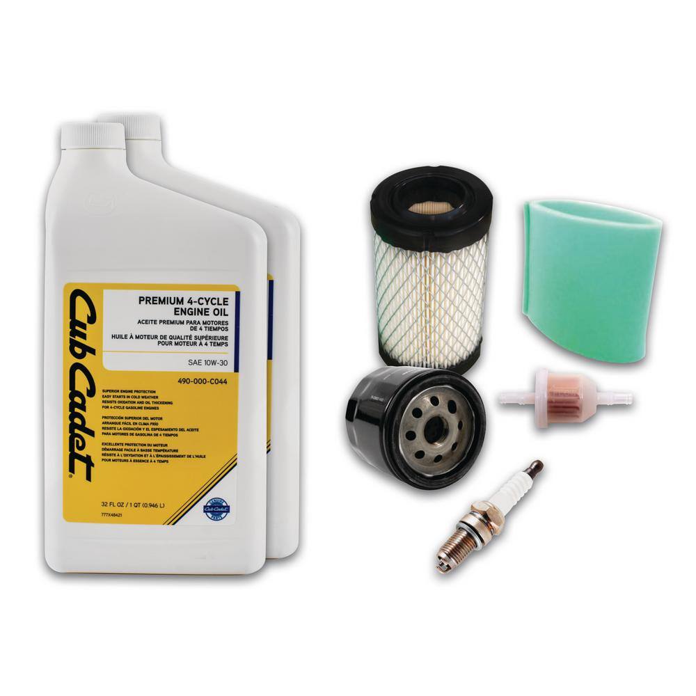 Cub Cadet Engine Maintenance Kit for Lawn Tractors and RZT Mowers with Kohler 5400 Series Single Cylinder Engines 490-950-C050