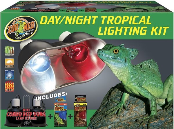 Zoo Med Day/Night Tropical Lighting Reptile Kit