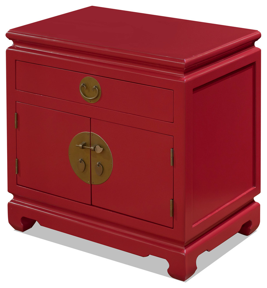 Red Elmwood Chinese Ming Cabinet   Asian   Accent Chests And Cabinets   by China Furniture and Arts  Houzz