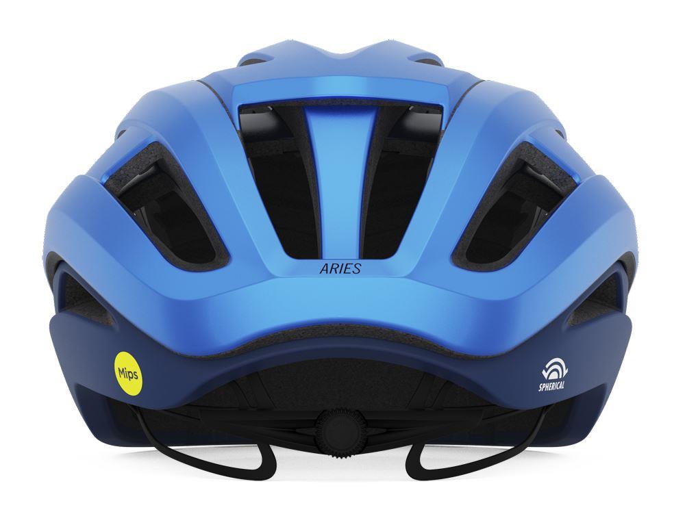 Giro Aries Spherical Road Helmet - Matt Ano Blue - 2023