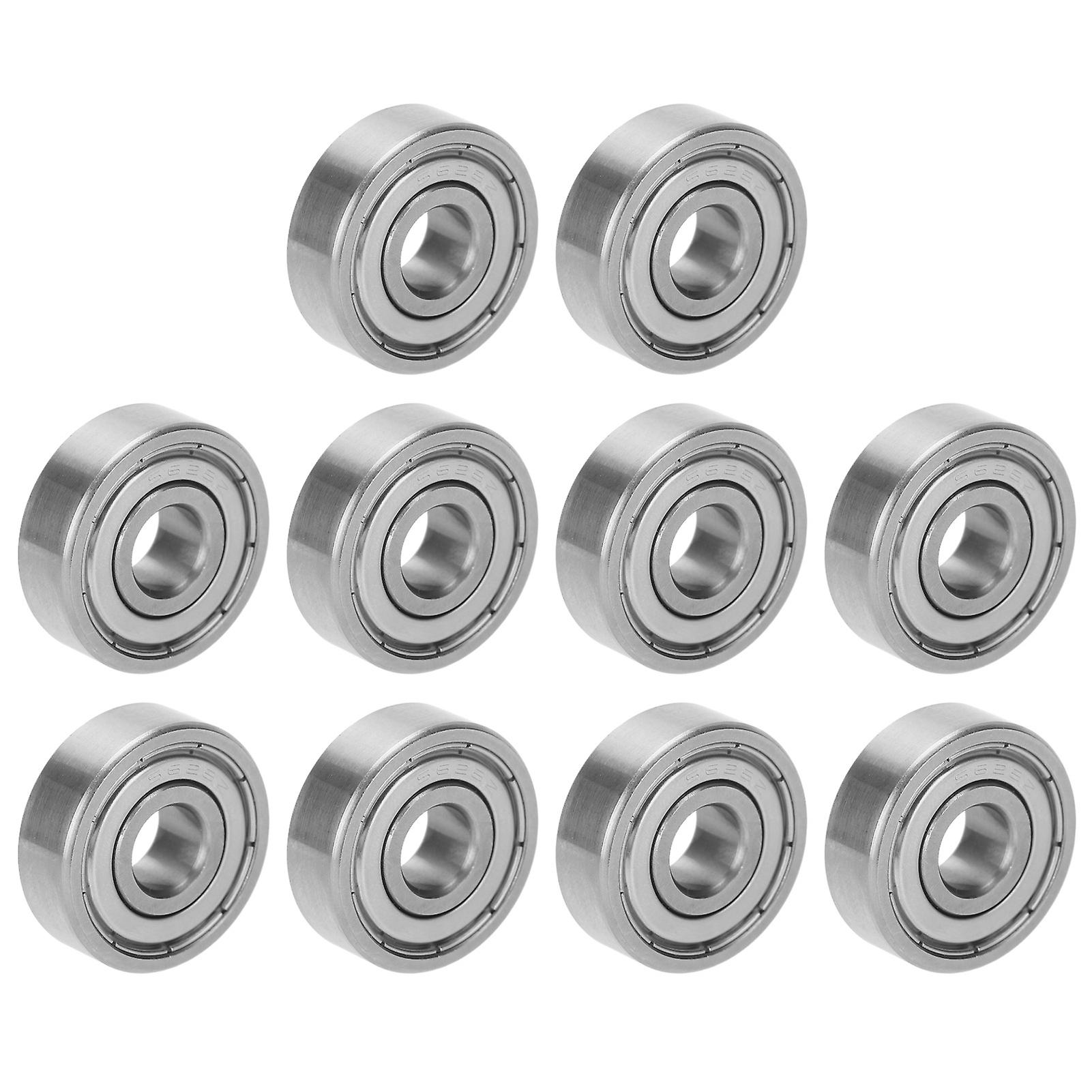 10pcs Ball Bearings Stainless Steel Wearresistant Quiet Skateboard Driver Accessories S628z