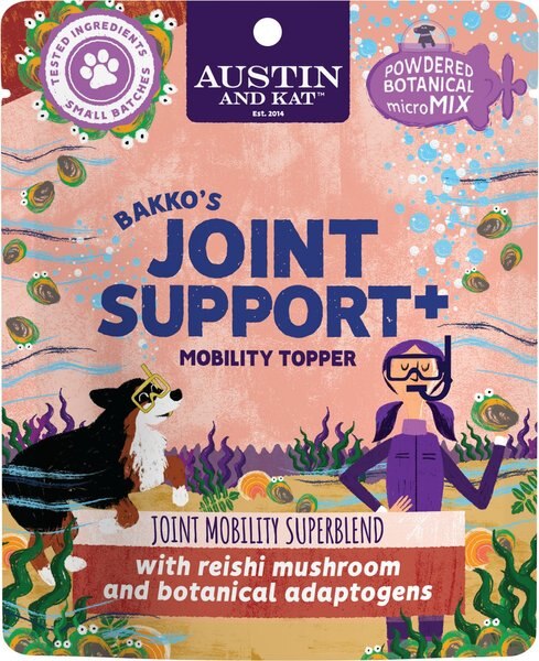 Austin and Kat Bakko's Joint Support Dog and Cat Supplement， 2.32-oz bag