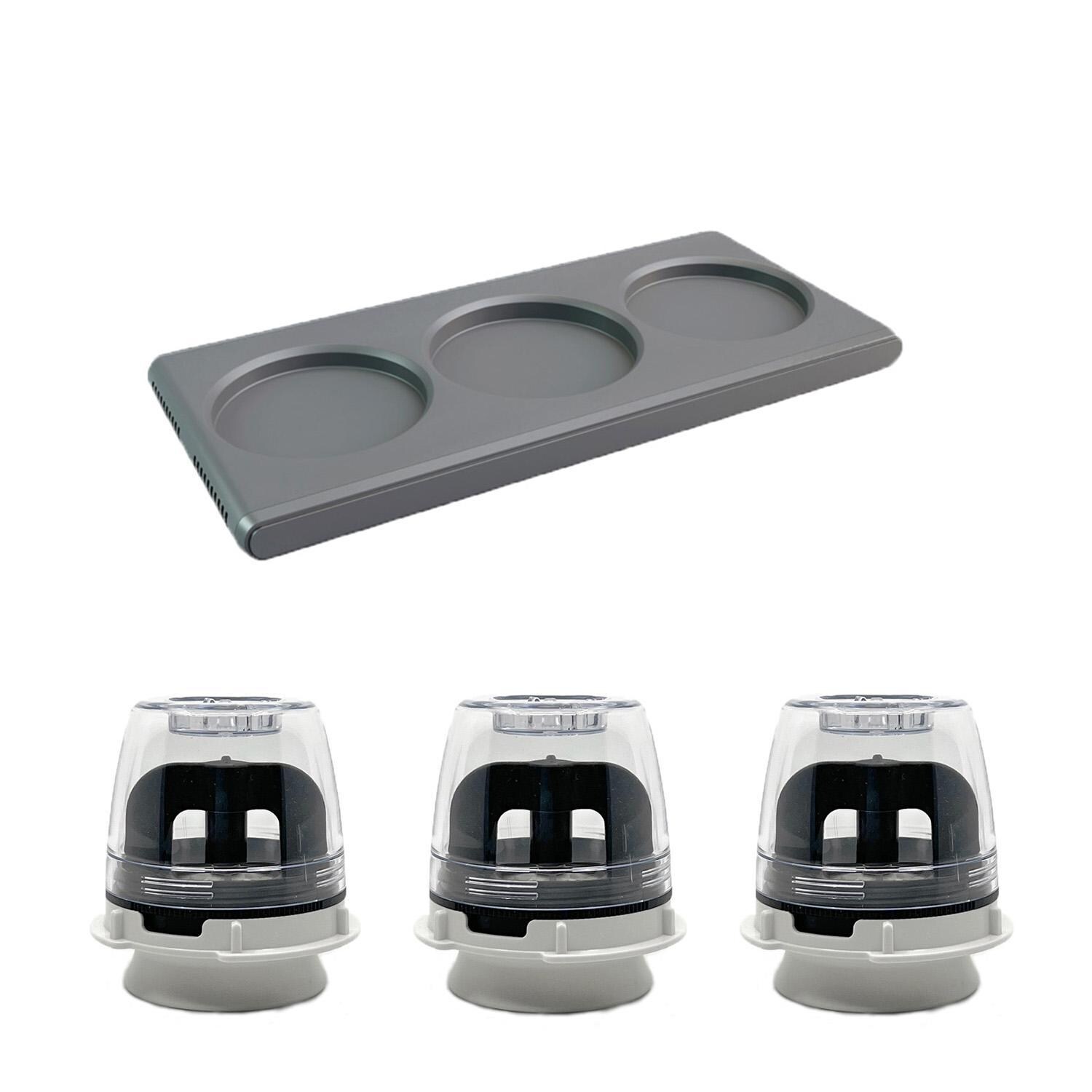 🎉🎉2024 New Year Hot Sale🚨⛓️FinaMill Stackable Spice Pod Tray W/ 3 MAX Pods