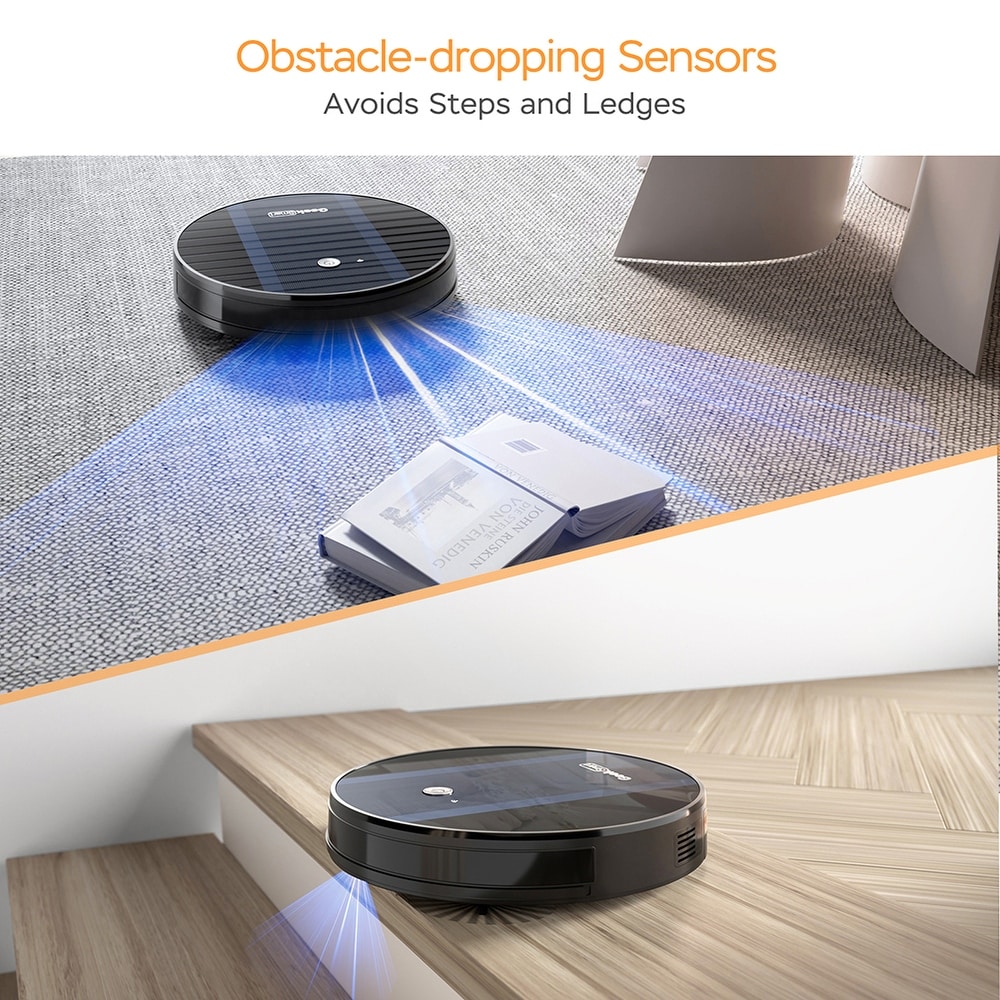 Robot Vacuum Cleaner 1800Pa Strong Suction Automatic Self Charging