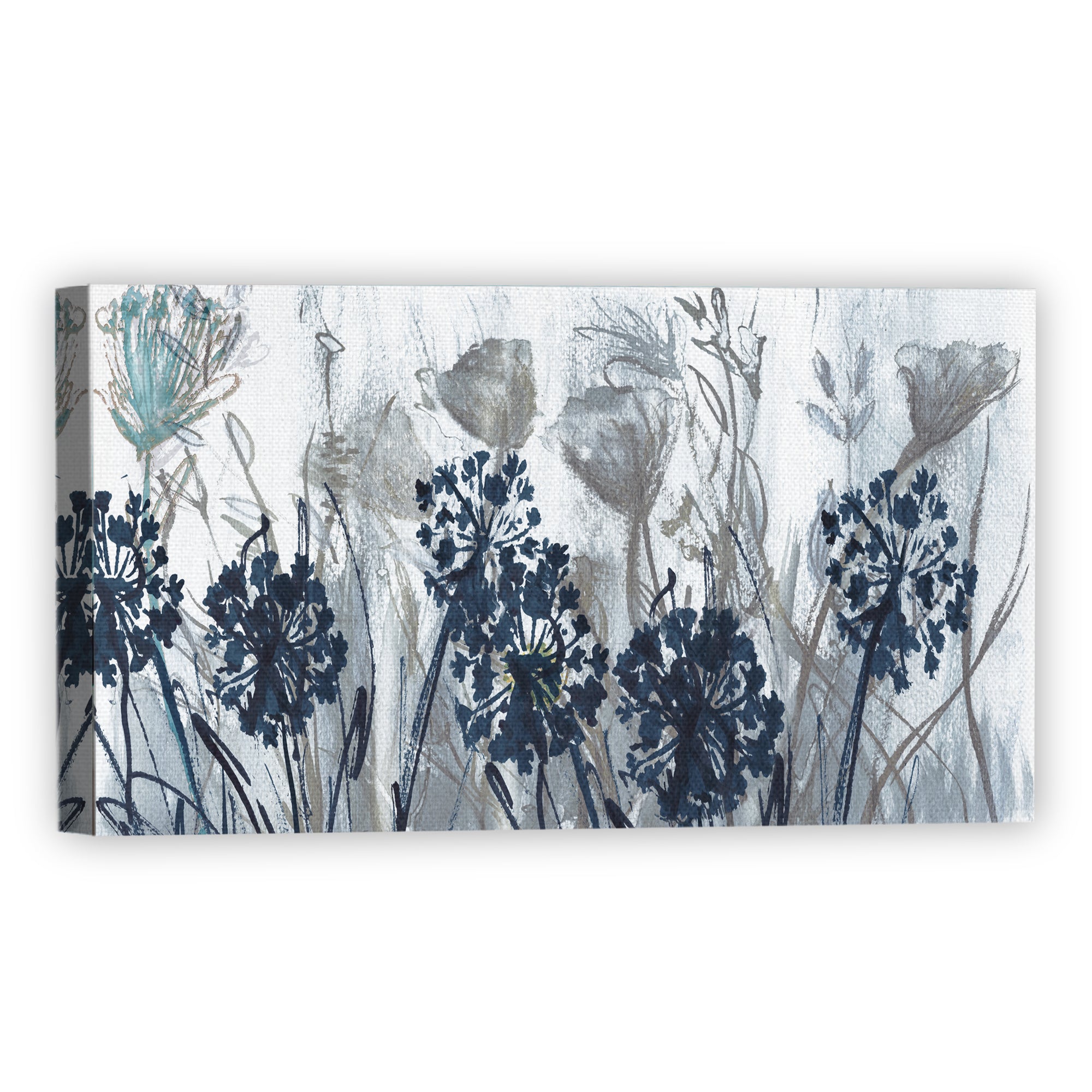 Masterpiece Art Gallery Indigo Field Wildflowers by Susan Jill Canvas Art Print 17