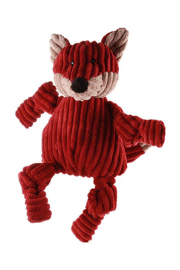 HuggleHounds Fox Knottie Plush Dog Toy