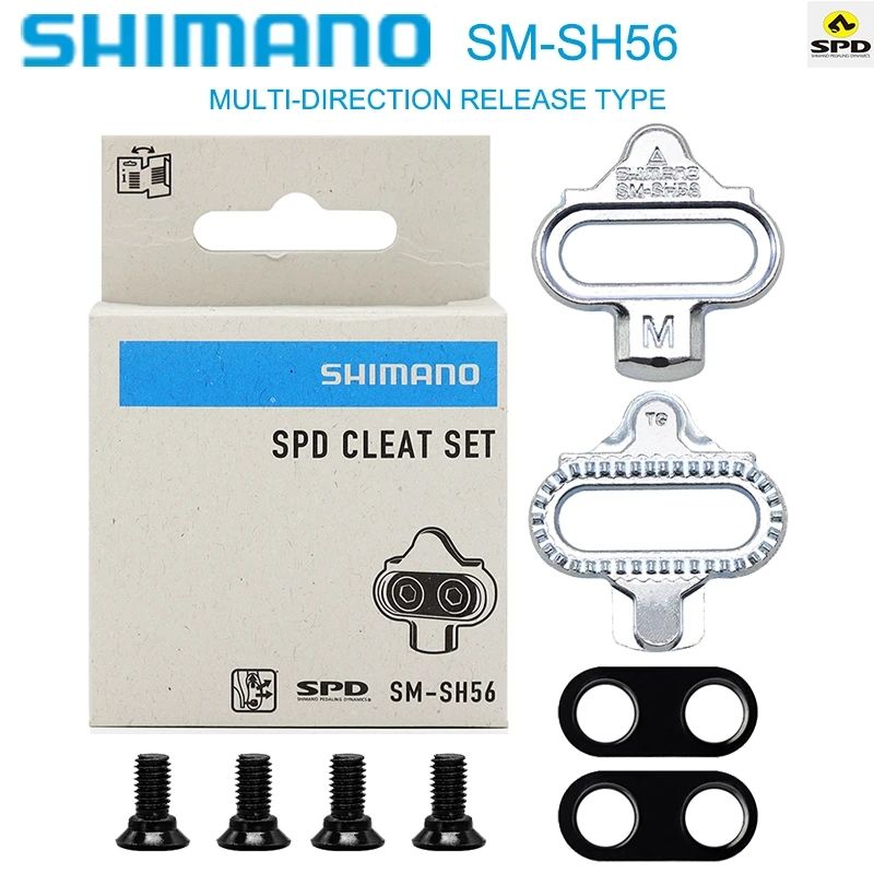 Shimano SPD SH56 SH51 MTB Bike Pedal Cleats Single Release Multi Release Pedal Cleat Cycling Shoe Cleat Parts for M520 M540 M505