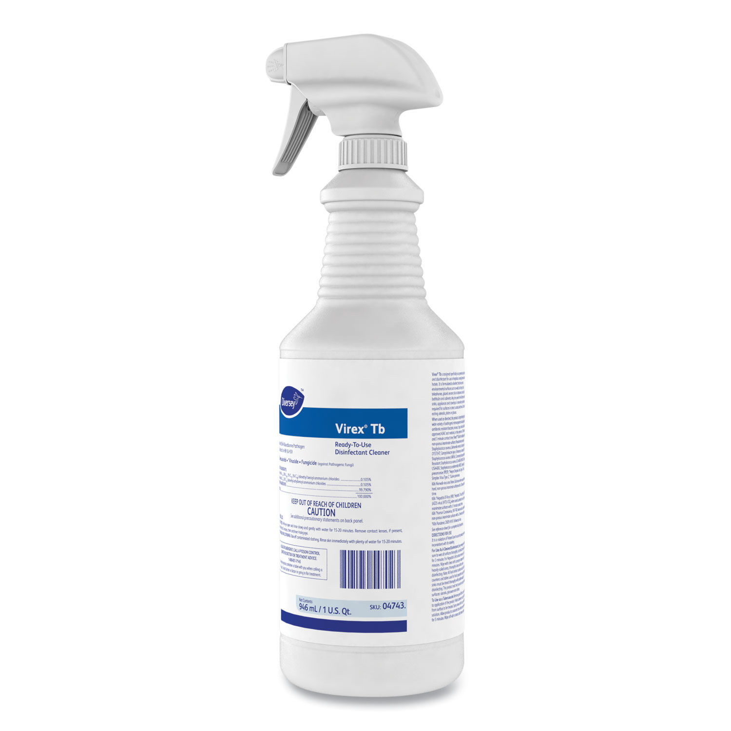 Virex TB Disinfectant Cleaner by Diverseyandtrade; DVO04743