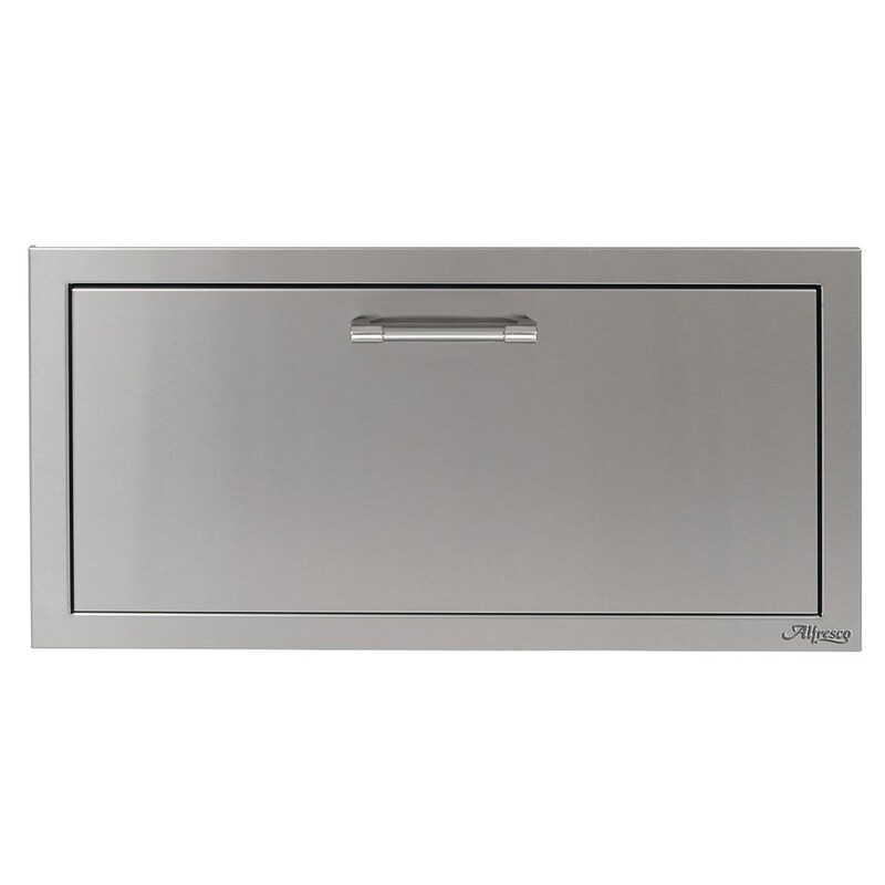 Alfresco 30-Inch VersaPower Stainless Steel Soft-Close Single Drawer