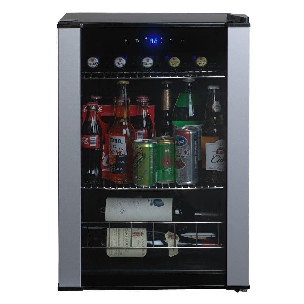 Wine Enthusiast 4Bottles or 90Cans Single Zone Wine and Beverage Center