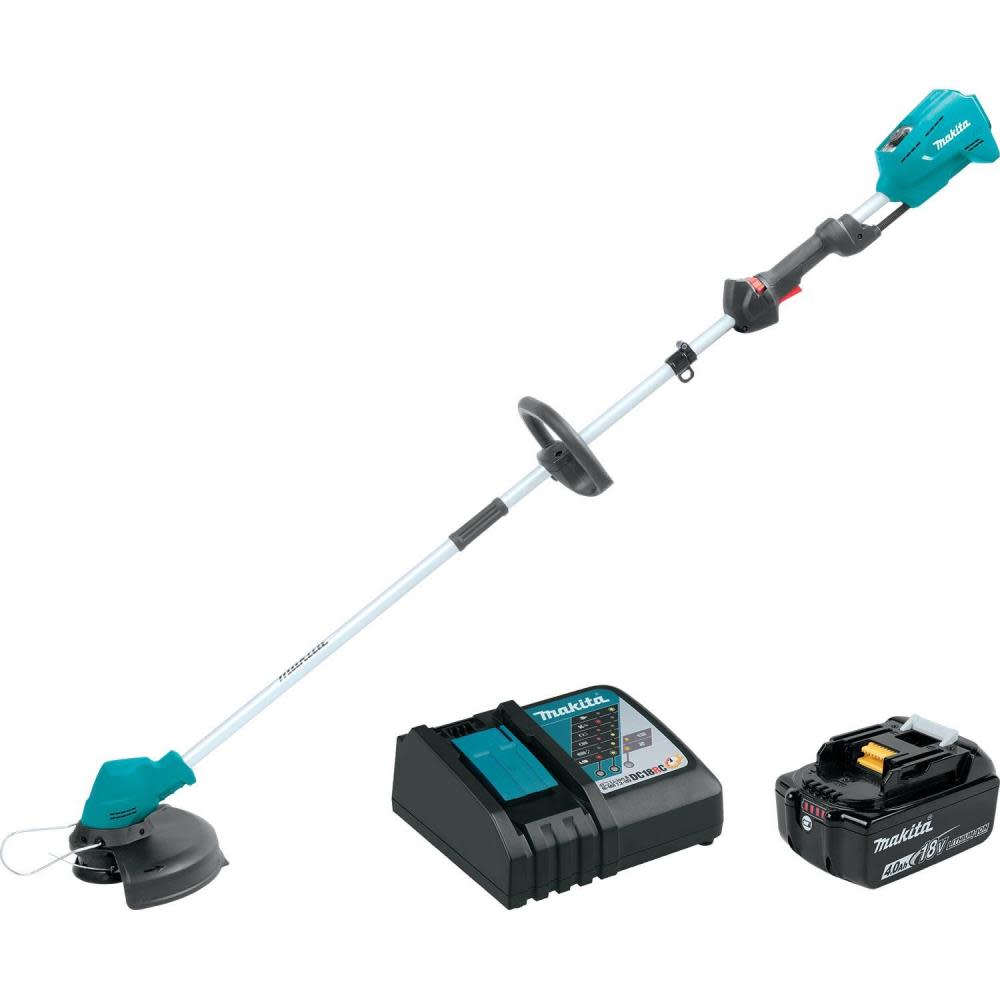 Makita 18 Volt LXT Lithium-Ion Brushless Cordless String Trimmer Kit 4.0 Ah XRU04M1 from Makita