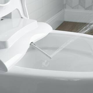 Casta Diva Non- Electric Bidet Seat for Elongated Toilet in White CD-BT02