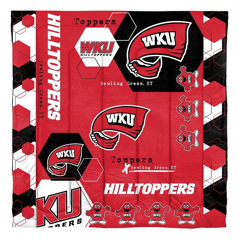 The Northwest Western Kentucky Hilltoppers Full/Queen Comforter Set with Shams