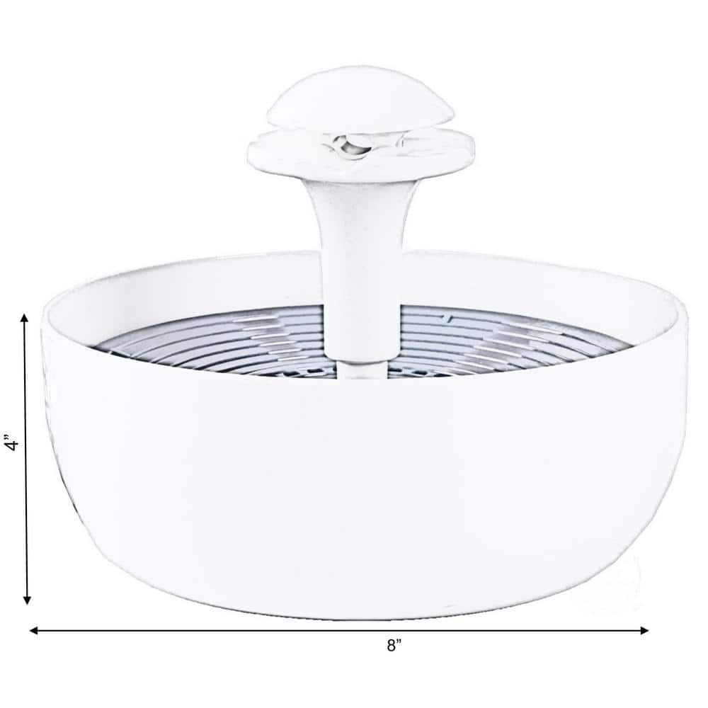 Pet Automatic Drinking Water Fountain for Cats, Dogs and Birds with Carbon Filter, 60 oz. Water Capacity QI003666