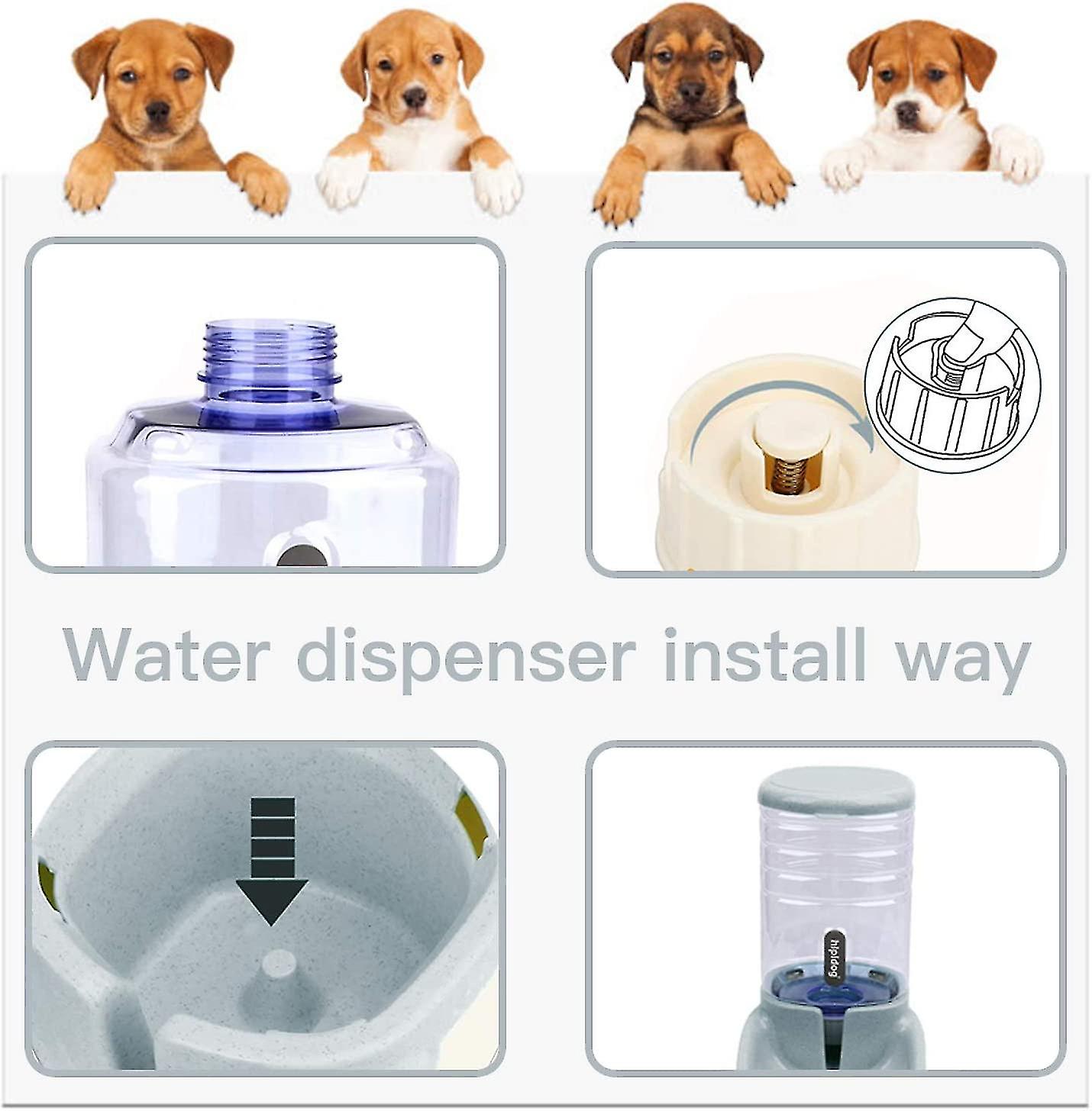 Automatic Water And Food Dispenser For Pets Cats Dogs 11 Gallon With 1 Water Dispenser And 1 Auto Feeder