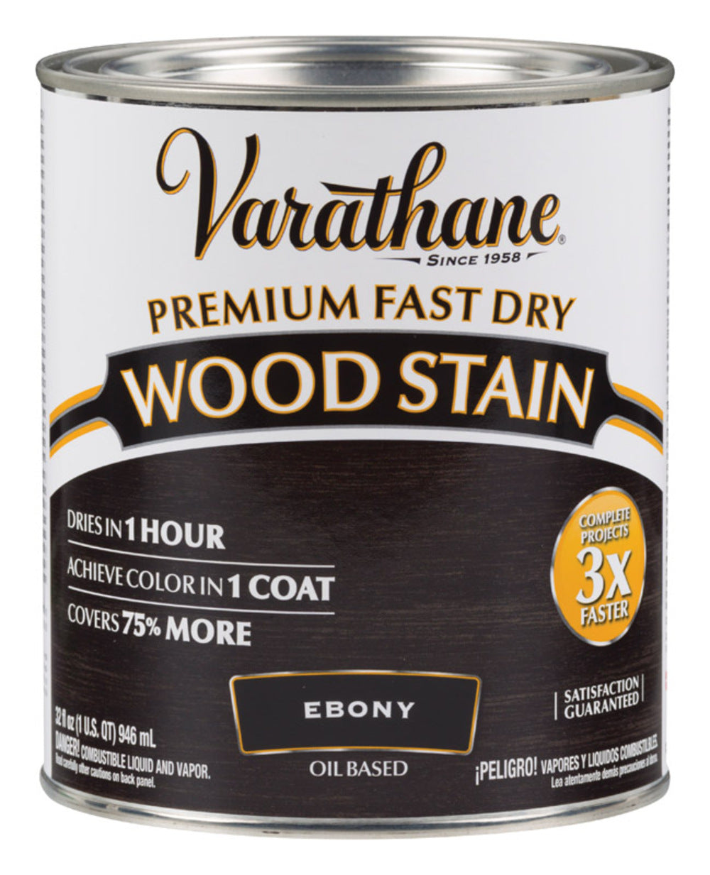 WOOD STN EBONY QT