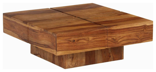 vidaXL Coffee Table Vintage End Table Side Table 31.5 Inch Solid Wood Acacia   Coffee Tables   by vidaXL LLC  Houzz