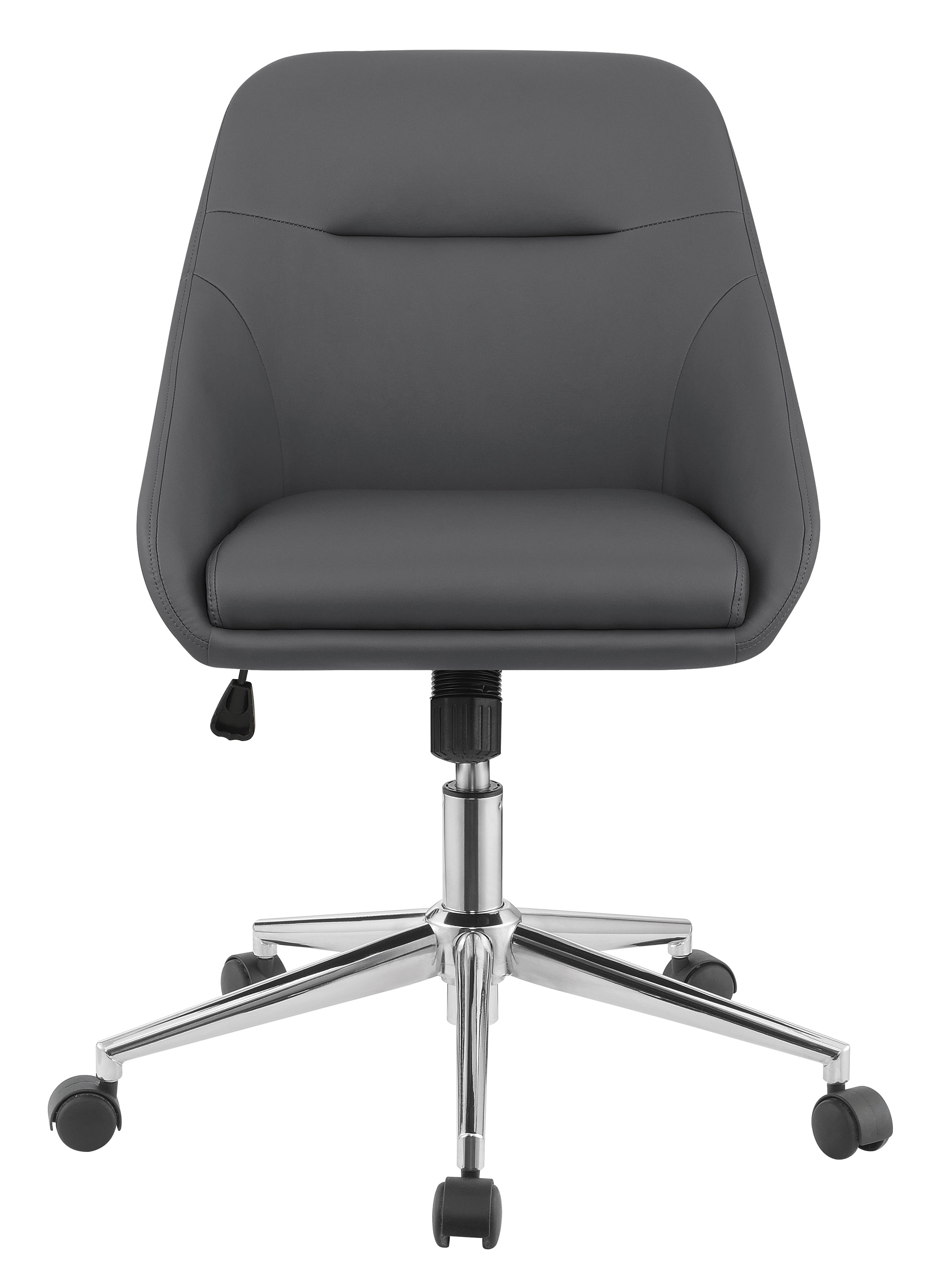 Jackman Upholstered Adjustable Home Office Desk Chair Grey- 801422