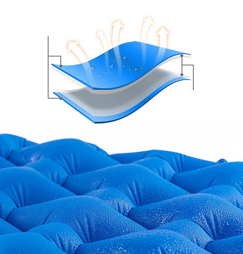 Inflatable Mat Outdoor Sleeping Mattress Camping Sleeping Cushion With Pillow