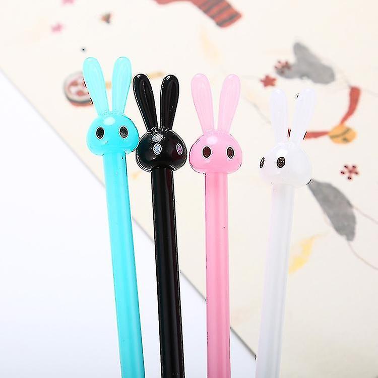 2pcs Cartoon Gel Pens For Stationery Office School Supplies 0.5mm Black Ink Cute Patterns Cartoon Ge