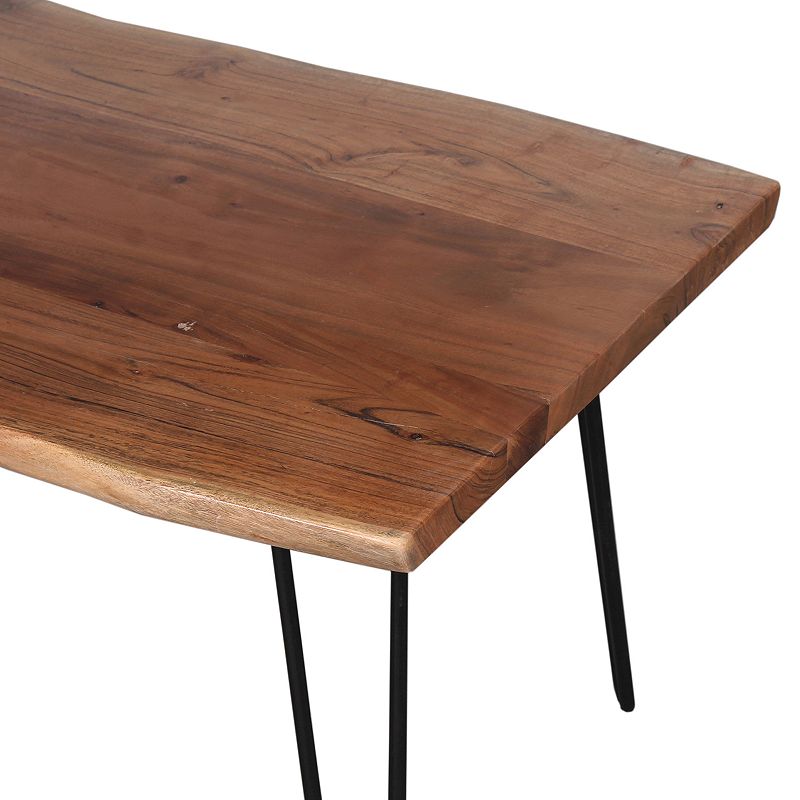 Alaterre Furniture Hairpin Live Edge Coffee Table