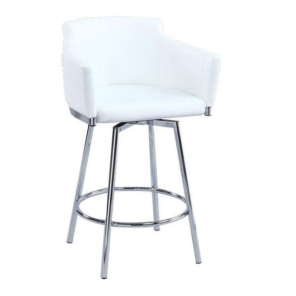 Somette Dahlia Club Counter Stool with Memory Swivel - Counter Height - Counter Height