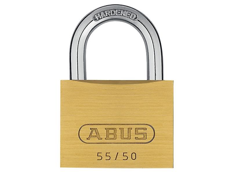 ABUS 55/50mm Brass Padlock Keyed Alike 5502 ABUKA02875