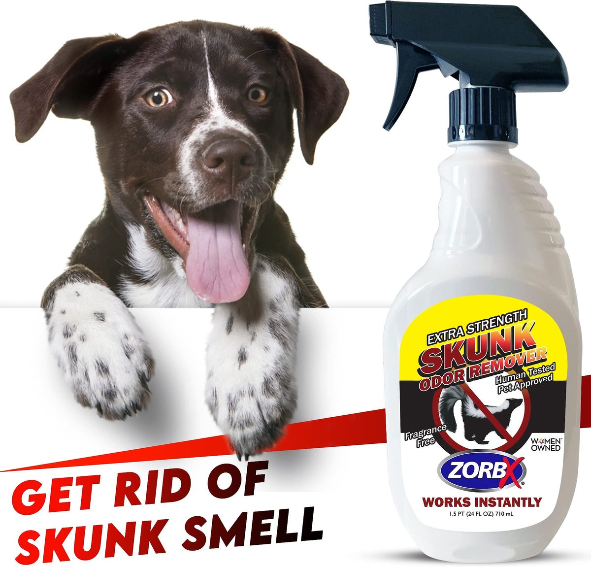 ZORBX Extra Strength Skunk Odor Remover， 24-oz bottle